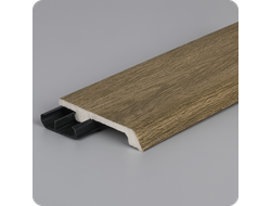 Плинтус из дюрополимера Winart Quadro Pro 80х16х2000 мм. Тоскана 009