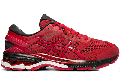 Asics Gel Kayano 26 Красные с черным