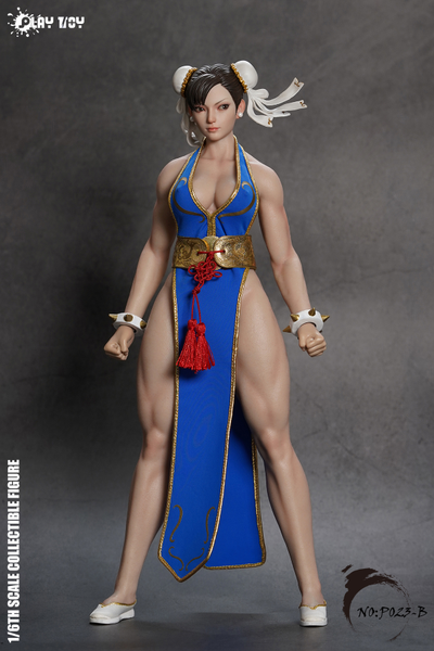Чун Ли (серия Street Fighter) - Коллекционная ФИГУРКА 1/6 Fighting Goddess 2.0 (P023B) - PLAY TOY