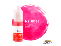 Hanafy №2 - Rose (Роза)  Пигмент для татуажа губ