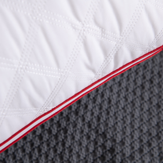 Подушка для сна 70 х 70 см Nano Touch с красным кантом