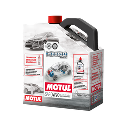 Motul Hybrid 0w20 4л + Промывка двигателя