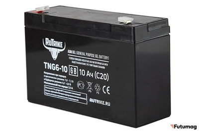 Аккумуляторная батарея RuTrike TNG6-10 (6V10A/H C20)