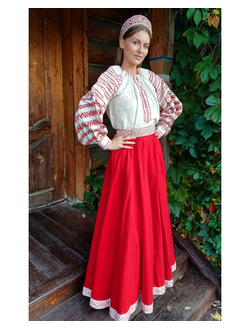 Юбка-солнце "Славянушка"