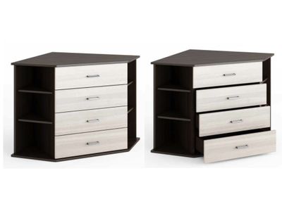 Комод угловой большой (Бр)