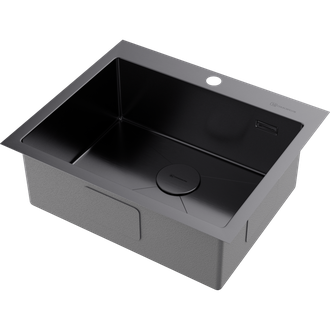 МОЙКА OMOIKIRI AKISAME 59 GM (4973096) ВОРОНЕНАЯ СТАЛЬ