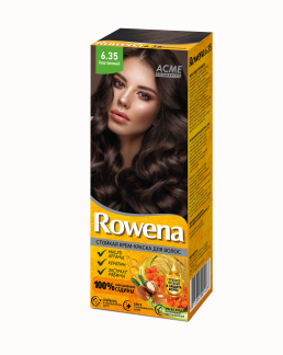 ROWENA Стойкая Крем-Краска для волос (с аммиаком) тон 6.35  Каштановый