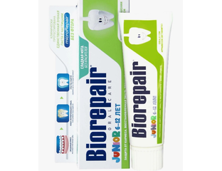Biorepair Junior Mint Зубная паста для детей и подростков от 6 до 12 ...