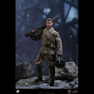 Снайпер Куликов (Рон Перлман, "Враг у ворот") - КОЛЛЕКЦИОННАЯ ФИГУРКА 1/12 Big golden tooth (CMS011) - POPTOYS