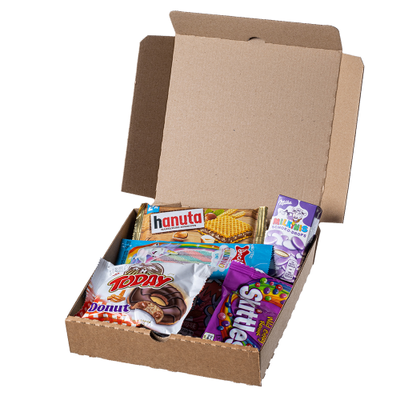 Коробка сладостей - Размер S (6-8 сладостей)