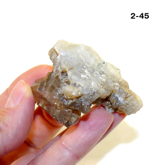 Раухтопаз натуральный (микро-друза) Казахстан №2-45: 27,7г - 36*34*30мм