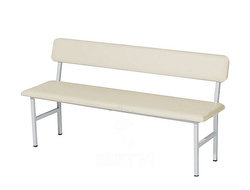 Банкетка медицинская со спинкой МСК-240