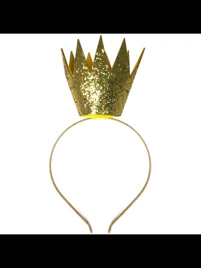 Ободок &quot;Корона&quot; золото