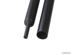 Трубка термоусадочная 25.0/12.5мм, (1м, черный)