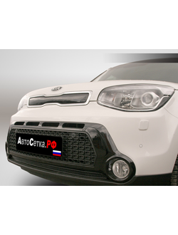 Premium защита радиатора для KIA Soul II (2013-2016)