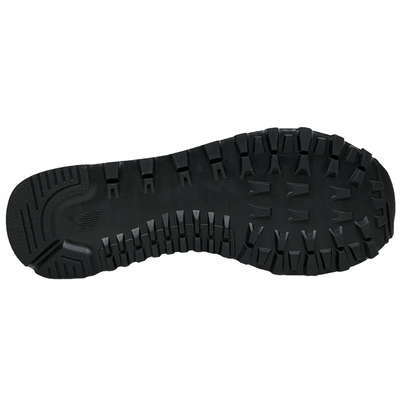 New Balance 574 High Leather с мехом Blue