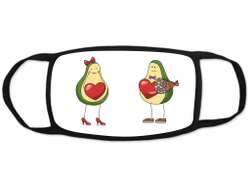 Маска защитная тканевая на лицо #2 на День влюблённых, 14 февраля