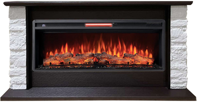 Линейный электрокамин Кимберли AO M2 с очагом Joker 45