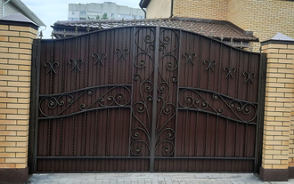 Кованые ворота - Арт 02