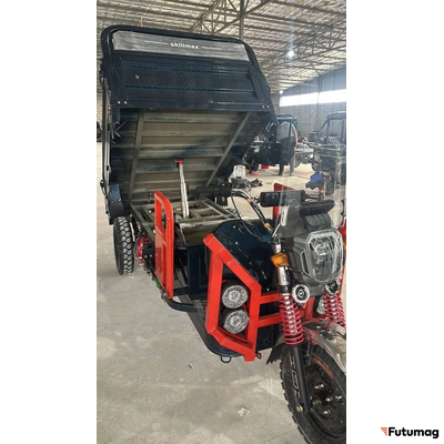 Грузовой электротрицикл ASL D5 гидравлика 1800 (72V 68Ah)