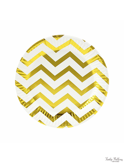 Тарелки "Зигзаг Золотой"