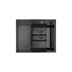 Мойка 65*48 мм, НАНО- ЧЁРНЫЙ, правая AVIVA