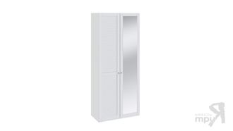 Шкаф для одежды с 1-ой глухой и 1-ой зеркальной «Ривьера» СМ 241.22.002L