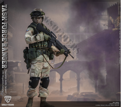 Солдат Армии США ("Падение Черного Ястреба") фигурка 1/12 scale US Military LW003 Crazy Figure