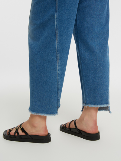 Женские джинсы голубые до 58 размера