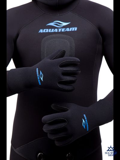 Перчатки неопреновые 7мм AquaTeam ANATOMIC ОП р.XXL
