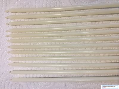 Свеча Белая №120 (40 минут горения).