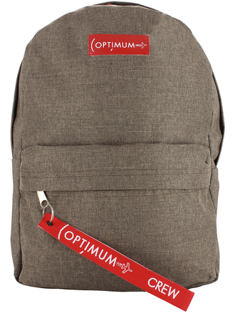 Классический школьный рюкзак Optimum School RL, коричневый