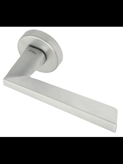 Дверная ручка на круглом основании Fratelli Cattini &quot;UNICA&quot; 7-CS матовый хром