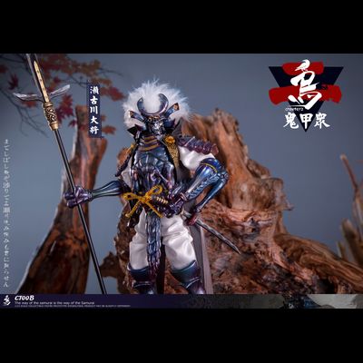 Самурай-кузнечик, синий - КОЛЛЕКЦИОННАЯ ФИГУРКА 1/12 Soldier - Gweitong series 2 (CT00B) - CROW TOYS
