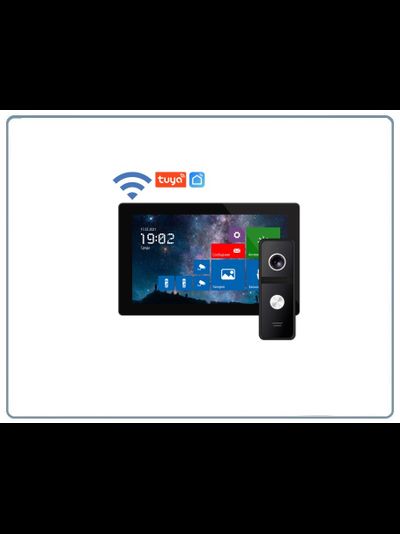FREEDOM 10 FHD WIFI KIT - комплект из 10" сенсорного Full HD WIFI монитора и вызывной панели, с DVR (Tuya/Smart Life)