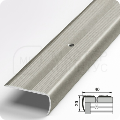 Порог угловой Лука ПУ 06.2700.057 Бетон айс