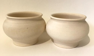 Набор посуды для каши деревянный (чугунок + 6 чашек)