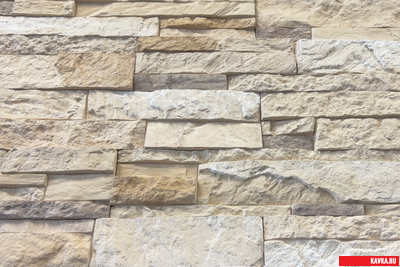 Сланец "КАРПАТЫ", бетон, цв.Бежевый штукатур, уп.1м2 (30кг)(24уп)