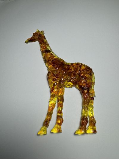 Магнит жираф мама