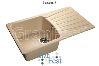 мойка Granfest STANDART  GF-S850L цвет  бежевый