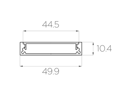 Алюминиевый профиль 4L-5010-S ANOD
