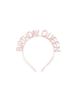 Ободок "Birthday Queen" роуз голд