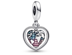 Подвеска  pandora Глобус в форме сердца Артикул: 792240C01