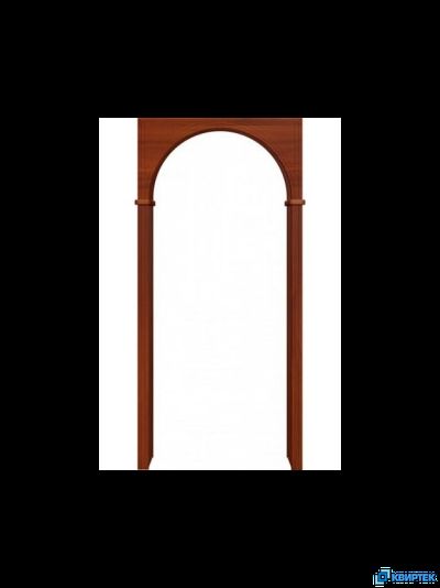 Арка межкомнатная ламинированная радиусная с прямым верхом купить заказать в Челябинске | КВИРТЕК