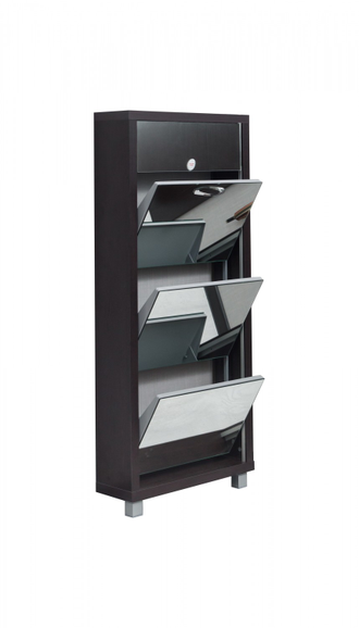 Обувница Айрон-3 Плюс (фасад Зеркало)