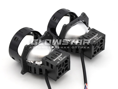 Билед модули Aozoom X3 2024 3.0 дюйма, 2 чипа, 5500K, 12V, 70W/79W, крепление 3R (комплект, 2шт)