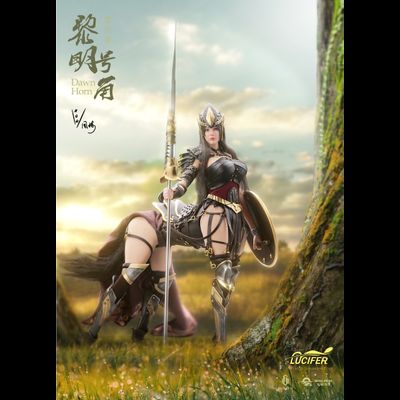 ПОСЛЕ ОБЗОРА - Эльфийка-кентавр - КОЛЛЕКЦИОННАЯ ФИГУРКА 1/6 Centaur Elf - Dawn Horn (LXF2309A) - LUCIFER