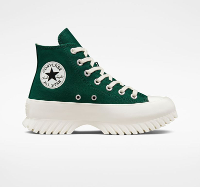Кеды Converse Chuck Taylor All Star Lugged 2.0 Platform зеленые высокие
