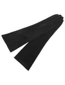 Перчатки женские нат.кожа black