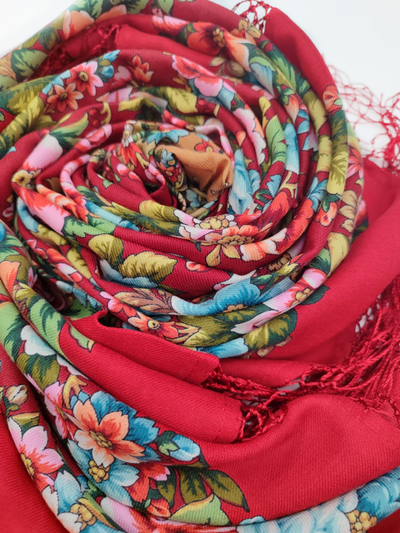 Павловопосадский платок Соловьиные ночи 1891-5